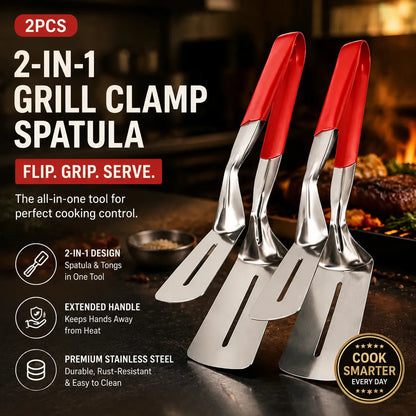 Stainless Steel Food Clip & Grill Tongs