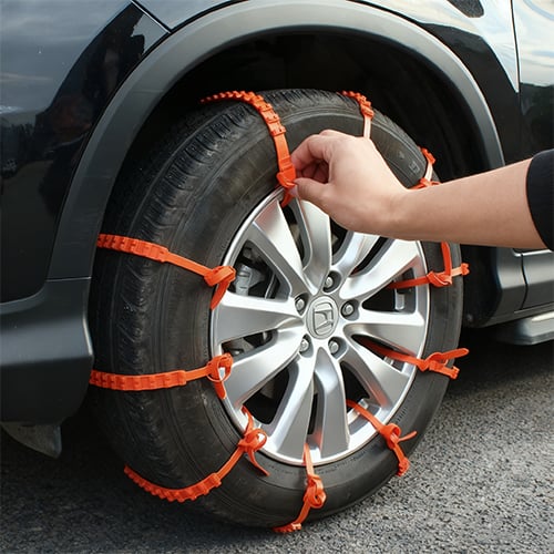 🚨 Instant Safety | Universal Nylon Tire Chains ⚡