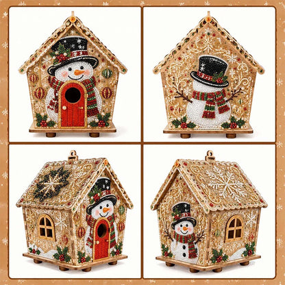 Christmas Diamond Painting Wooden House Kit